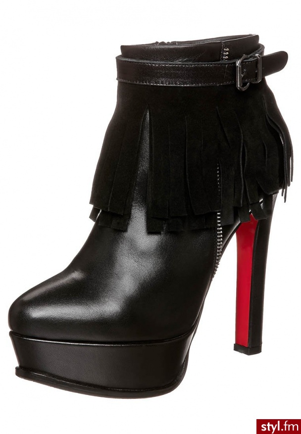 Fersengold HELSINKI Botki na platformie czarny (1818.18) - Botki Buty Moda