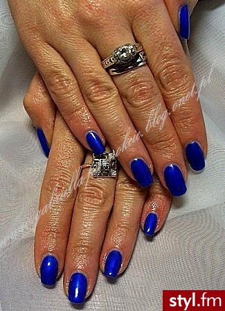 manicure hybrydowy - Kwadratowe Żelami Naturalne Paznokcie