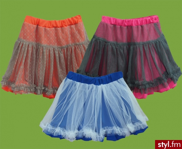 Gracja Spódniczka tiulowa rozkloszowana - tiul - Pozostałe Spódnice Moda