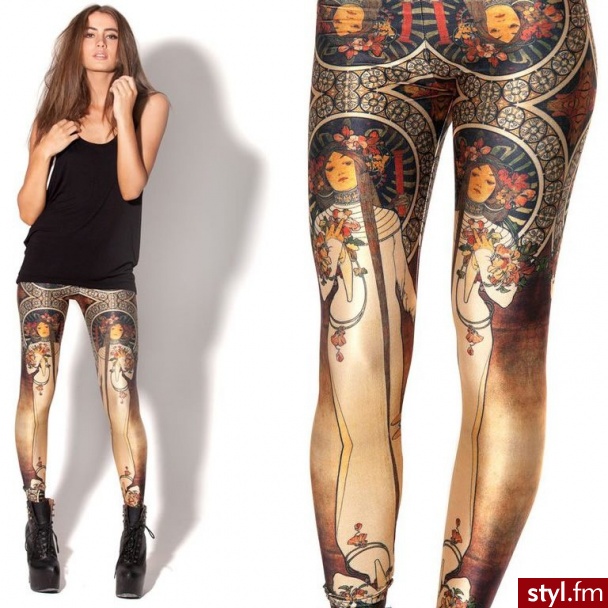 Leginsy Spodnie Moda