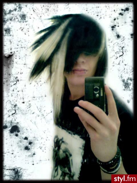 EMO Alternatywne Średnie Fryzury