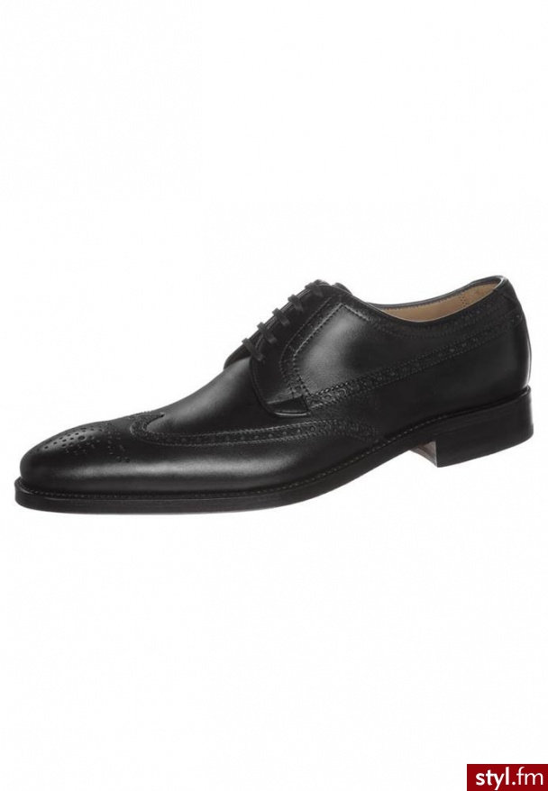 Georges CROISIC Oksfordki czarny (9449) - Pozostałe Buty Moda