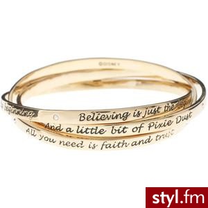 Disney Couture Tinkerbell Triple Interlocking Bracelets With... - Polyvore. Pobrano ze strony: http://www.polyvore.com/disney_couture_tinkerbell_triple_interlocking/thing?id=24392410 - Pozostałe Dodatki Moda