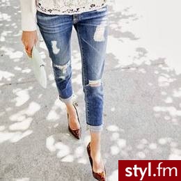 Jeansy Spodnie Moda