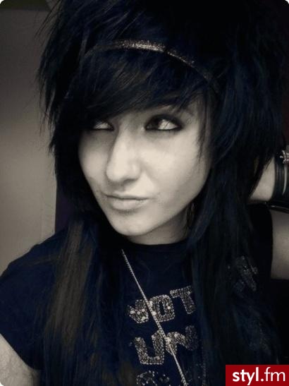 EMO Alternatywne Średnie Fryzury