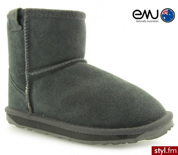 Emu KOZACZKI WALLABY MINI CHARCOAL - Emu Buty Moda