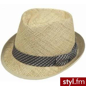 Check-Trim Straw Fedora Beige - One Size - Polyvore. Pobrano ze strony: http://www.polyvore.com/check-trim_straw_fedora_beige_one/thing?id=14879576 - Nakrycia głowy Dodatki Moda