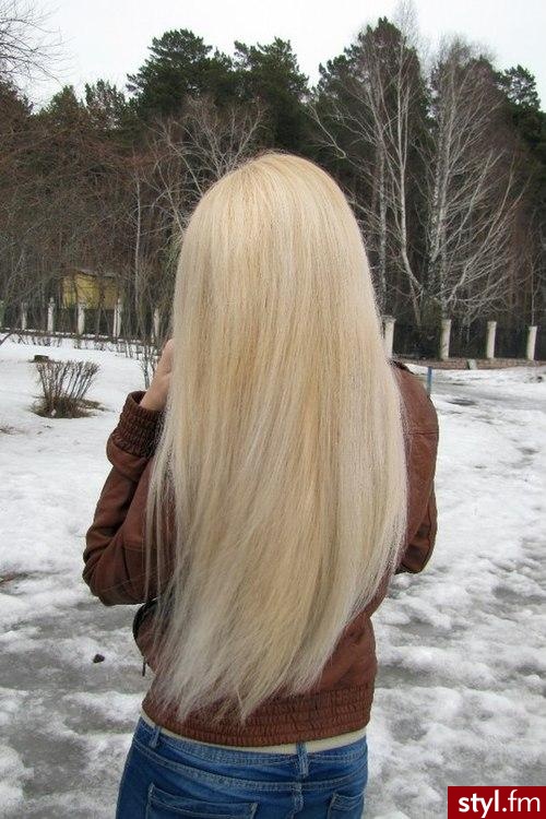Blond Rozpuszczone Proste Na co dzień Długie Fryzury