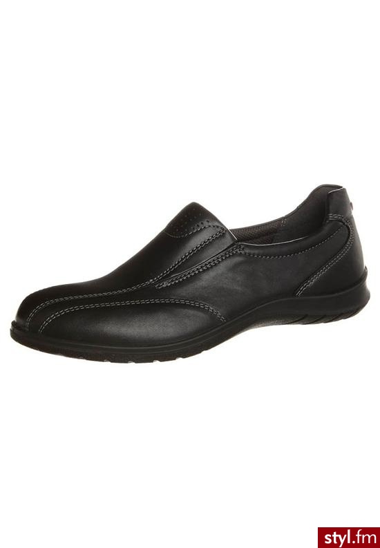 Ecco Sky Półbuty Wsuwane Czarny 211513 - Półbuty Buty Moda