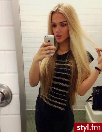 Blond Rozpuszczone Proste Na co dzień Długie Fryzury