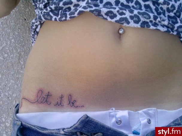 Let it be - Tatuaże