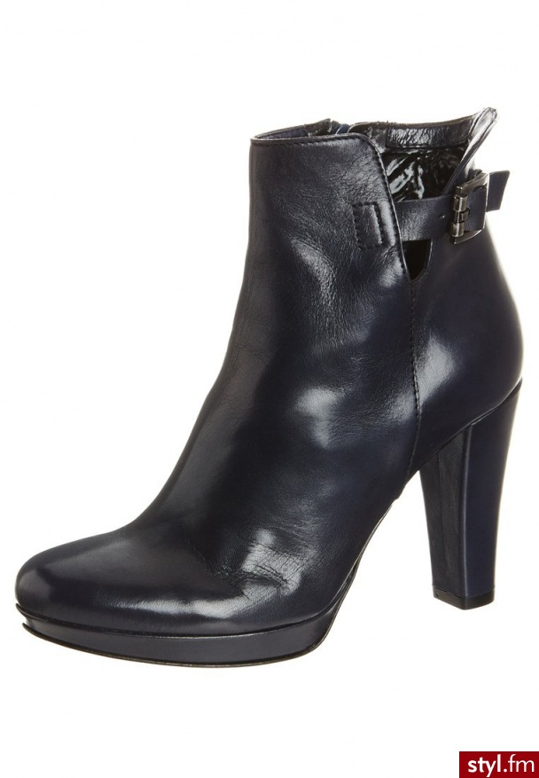 Mai Piu Senza Botki na obcasie niebieski (275053) - Botki Buty Moda