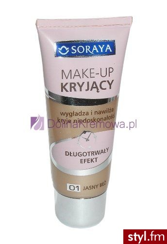 SORAYA Makijaż Make up kryjący 01 jasny beż 30 ml - Dzienne Makijaże
