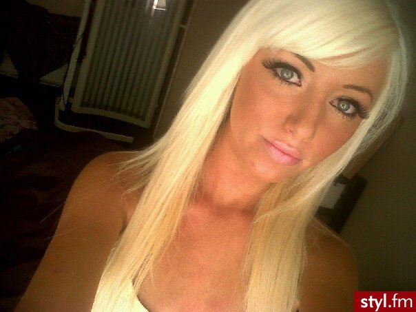 Blond Rozpuszczone Proste z grzywką Na co dzień Długie Fryzury