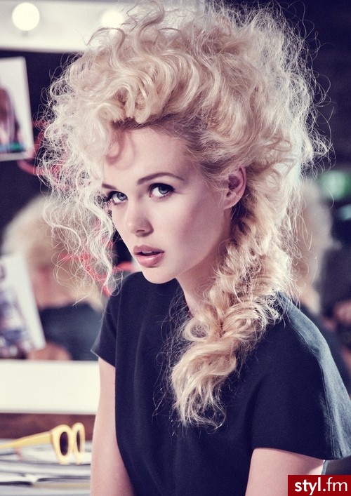 Blond Warkocze Kręcone Fryzury gwiazd Długie Fryzury