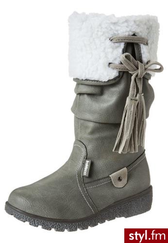 Averis LOUISE Śniegowce szary (131692) - Pozostałe Buty Moda