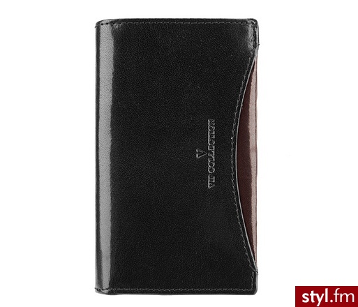 VIP COLLECTION ETUI NA KARTY KREDYTOWE (V05-02-133-14) czarny - Portfele i etui Dodatki Moda