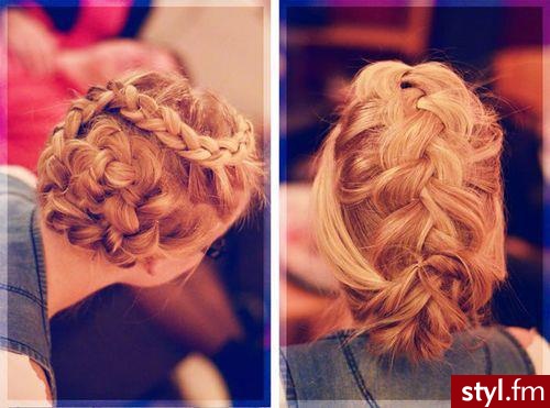Blond Warkocze Kręcone Na co dzień Długie Fryzury