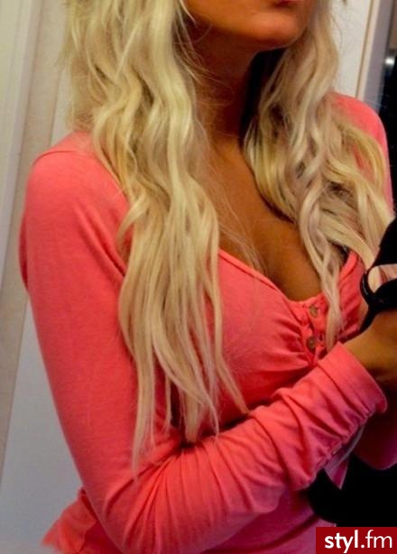 Blond Rozpuszczone Kręcone Na co dzień Długie Fryzury