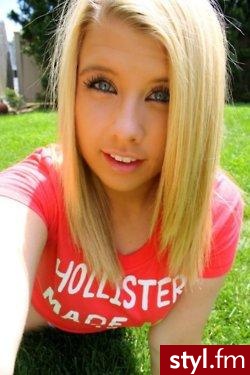 Blond Rozpuszczone Proste Na co dzień Średnie Fryzury