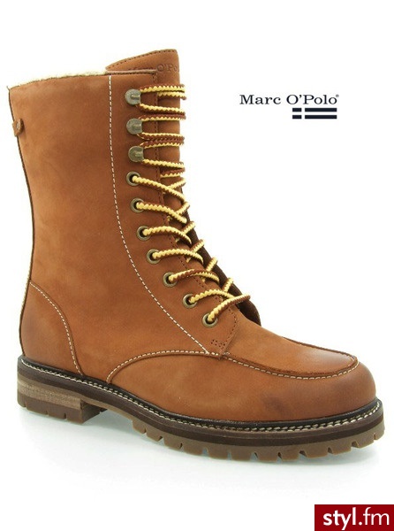 Marc O'Polo BOTKI COGNAC - Botki Buty Moda