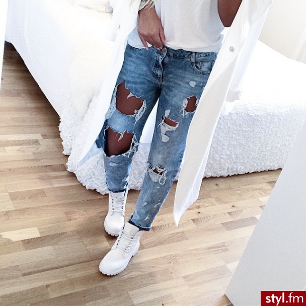 Jeansy Spodnie Moda