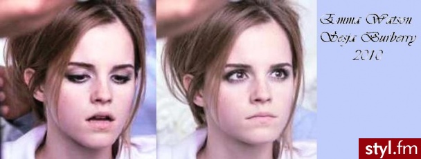 Emma Watson. Emma Watson - Burberry 2010 - Makijaże
