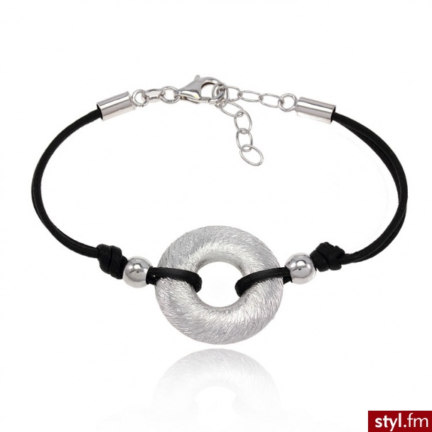 Dandelio Bransoletka Matowany Okrąg AMR-BRA-0006 - Bransoletki Biżuteria Moda
