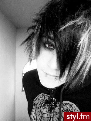 EMO Alternatywne Średnie Fryzury