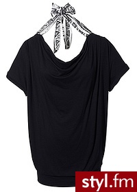 Bonprix Shirt czarny 958573_8272 - Bluzki Ciuchy Moda