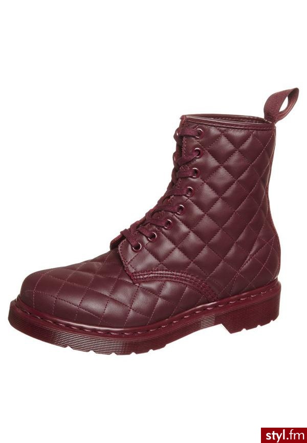 Dr. Martens CORE CORALIE Botki sznurowane czerwony 15292 - Botki Buty Moda