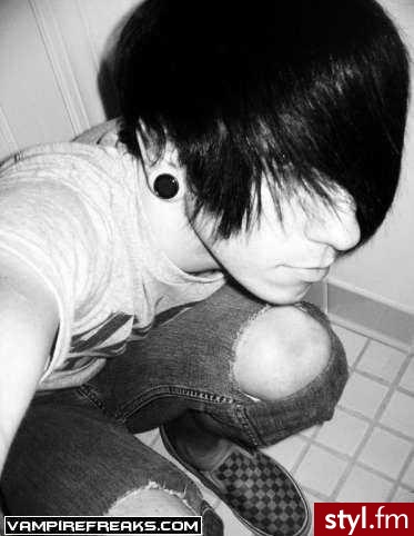 EMO Alternatywne Średnie Fryzury