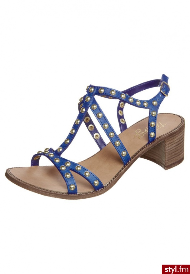 Taupage Sandały niebieski (9542) - Sandały Buty Moda