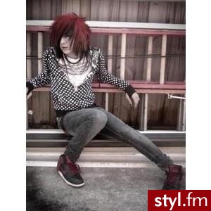 EMO Alternatywne Średnie Fryzury