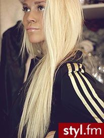 Blond Rozpuszczone Proste Na co dzień Długie Fryzury