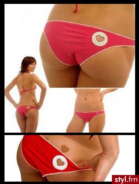 Seksowne bikini z serduszkiem co o tym sądzicie?:)Nie wiem gdzie można takie dostać ponieważ żadnych informacji nie było przy zdjęciu:) - Na plażę Bielizna Moda