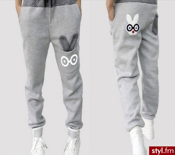 Dresowe Spodnie Moda