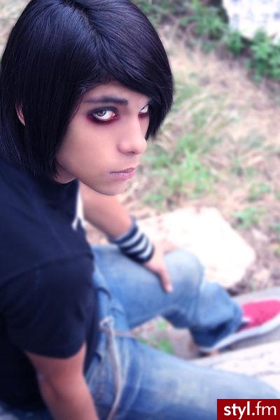 EMO Alternatywne Średnie Fryzury