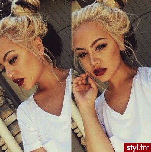 Blond Kok Kręcone Na co dzień Długie Fryzury
