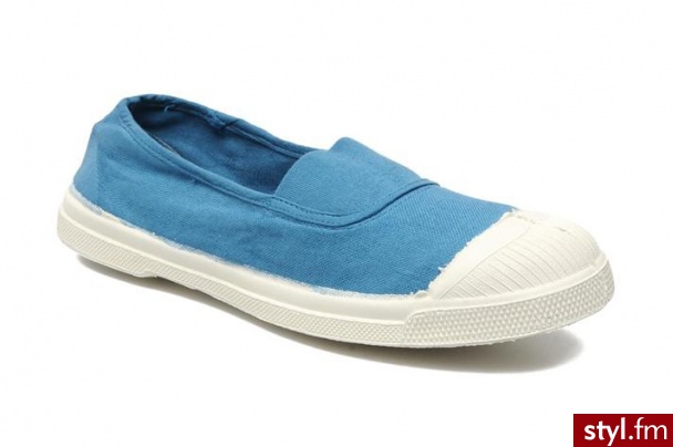 Bensimon Balerinki Tennis Elastique by (Niebieski) - Balerinki Buty Moda