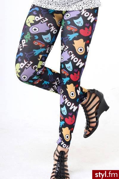 Leginsy Spodnie Moda