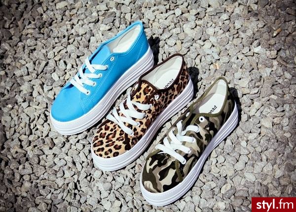 Tenisówki na platformie :) - Trampki Buty Moda
