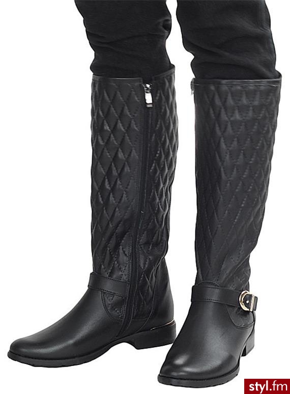 Exclusive Kozaki 272 Czarne - Kozaki Buty Moda