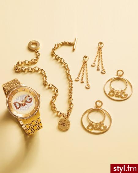 Dolce & Gabbana - wiszące kolczyki - 150$, okrągłe - 135$, naszyjnik - 200$ - Pozostałe Dodatki Moda
