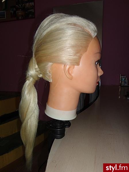 Blond Kok Proste Na co dzień Średnie Fryzury