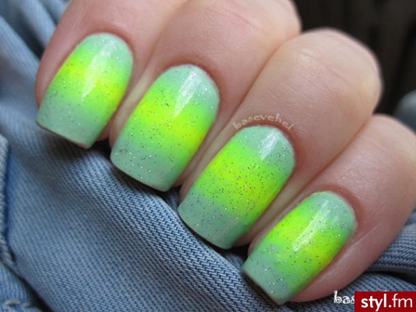 fluo neon - Paznokcie