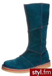 Grünbein MARIA Kozaki petrol (Maria Suede) - Kozaki Buty Moda