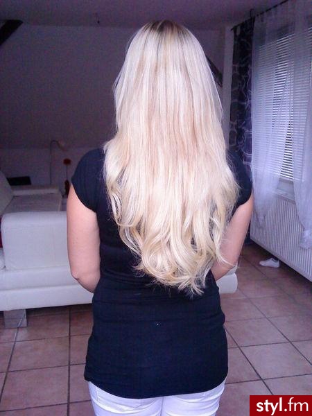 Blond Rozpuszczone Kręcone Na co dzień Długie Fryzury