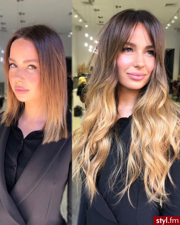 Blond Rozpuszczone Kręcone Na co dzień Długie Fryzury
