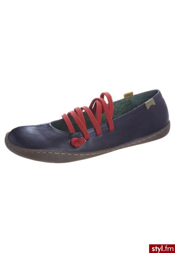 Camper PEU CAMI Baleriny z zapięciem czarny - Balerinki Buty Moda